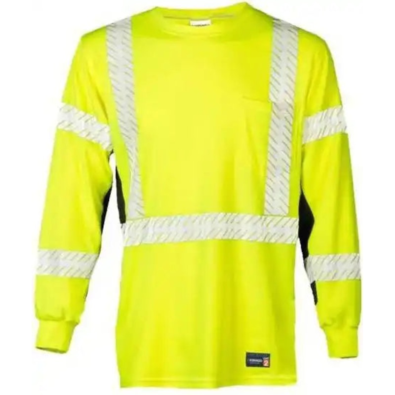 Kishigo F506T FR Long Sleeve T-Shirt – Tall Sizes – Lime