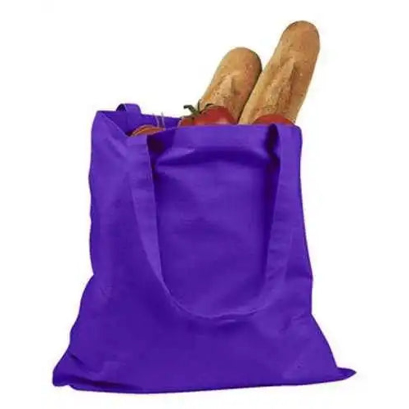 BAGedge BE007 6 oz Canvas Promo Tote – Purple