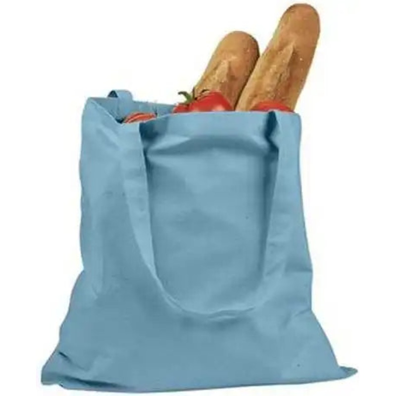 BAGedge BE007 6 oz Canvas Promo Tote – Sky Blue