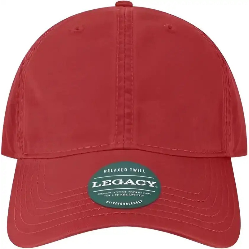 Legacy EZA Relaxed Twill Dad Cap – Cardinal