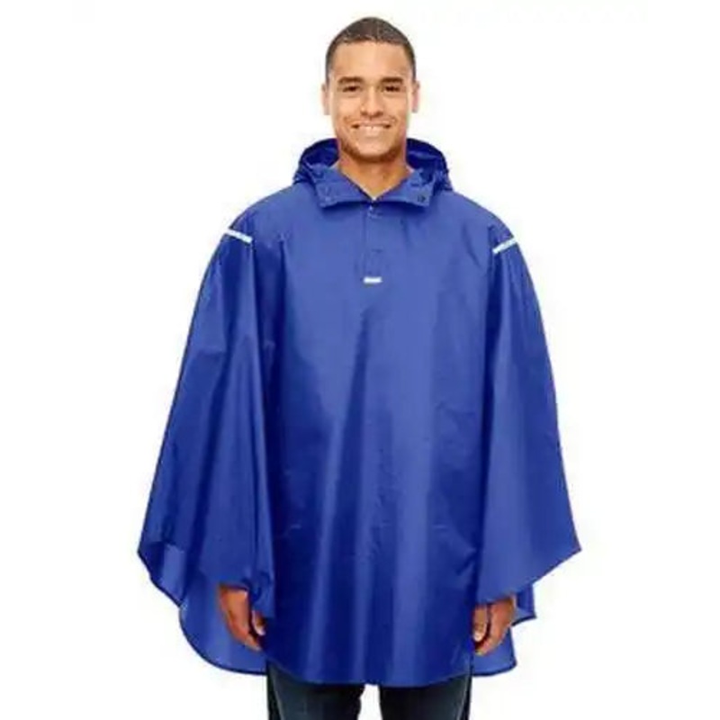 Team 365 TT71 Adult Zone Protect Packable Poncho – Sport Royal