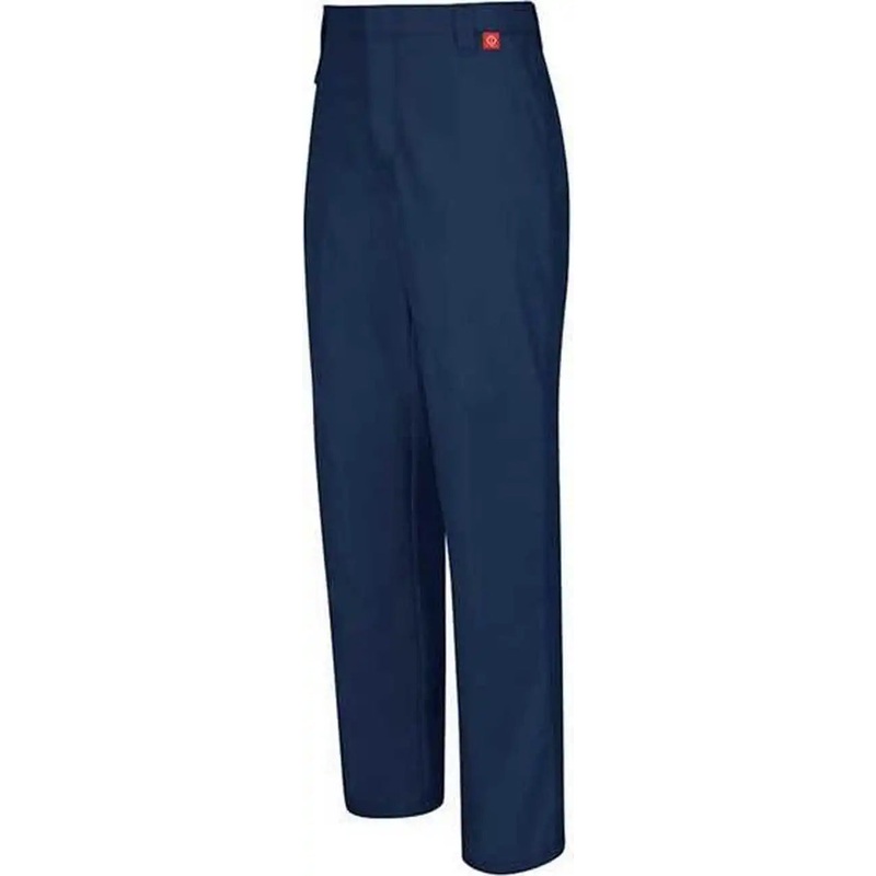 Bulwark QP11EXT Women’s iQ Endurance Work Pants – Canvas Extended Sizes – Navy – 34 Unhemmed
