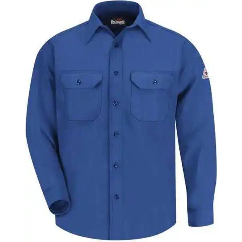 Bulwark SND6L Uniform Shirt – Nomex IIIA – Long Sizes – Royal Blue