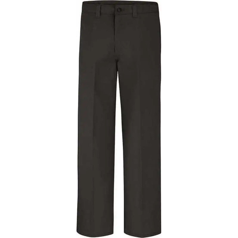Dickies LP17ODD Industrial Flat Front Comfort Waist Pants – Odd Sizes – Black – 37 Unhemmed