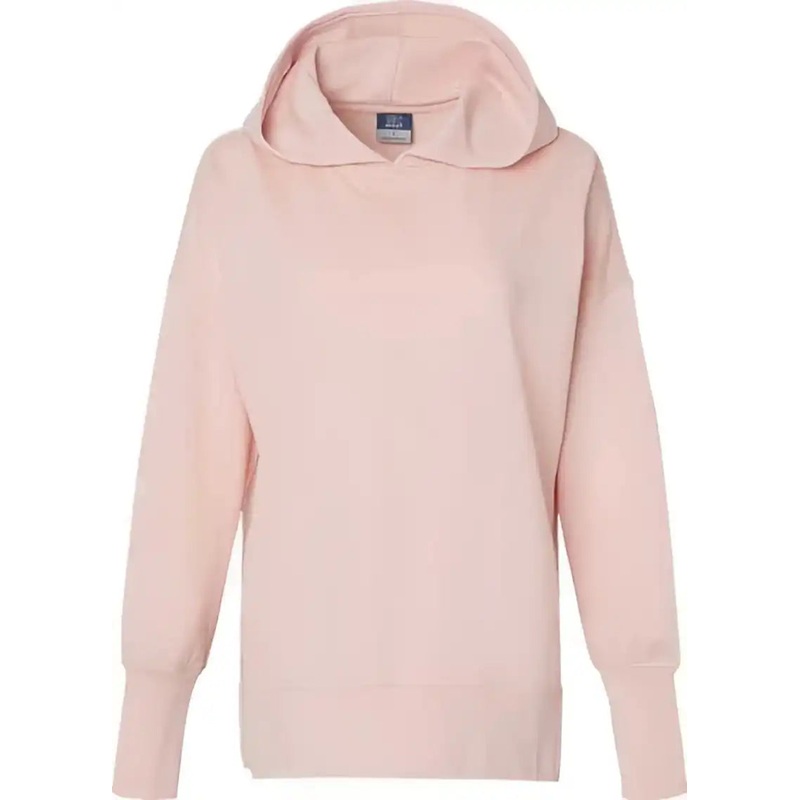 MV Sport W23720 Women’s French Terry Hooded Sweatshirt – Cameo Pink
