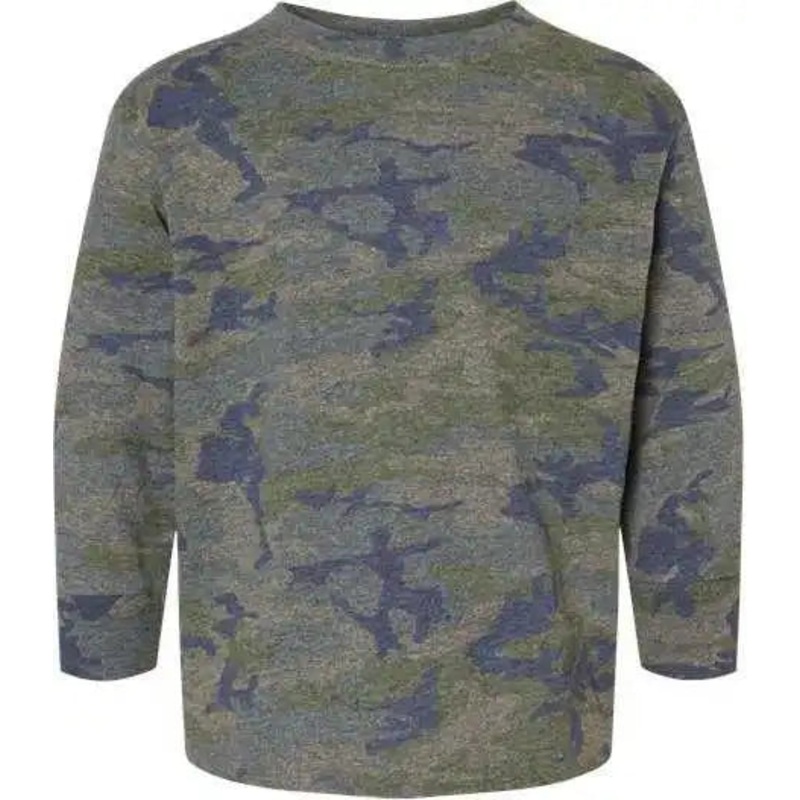 Rabbit Skins 3302 Toddler Long Sleeve Fine Jersey Tee – Vintage Camo