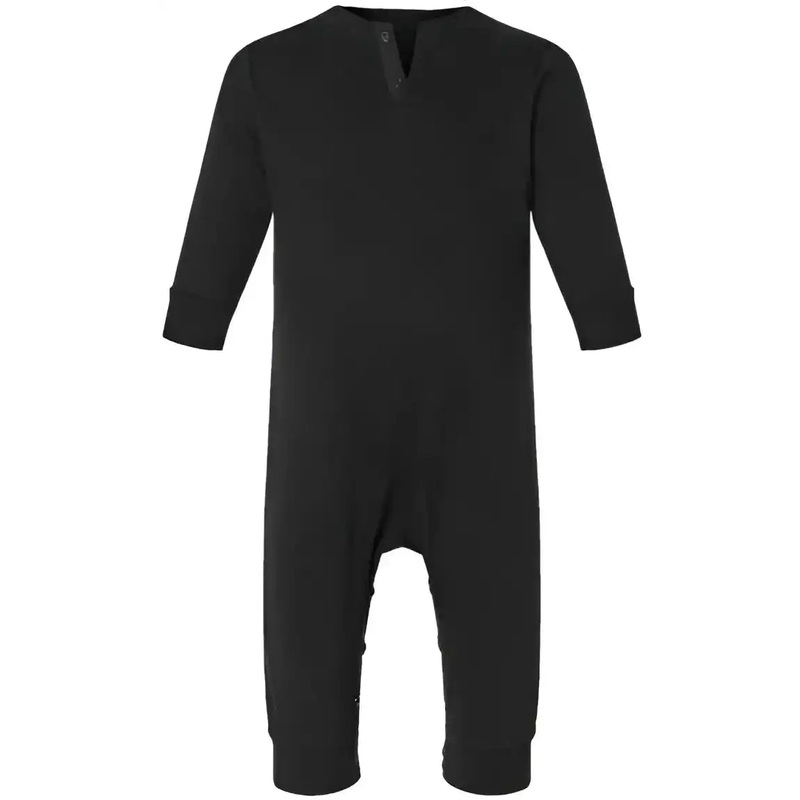 Rabbit Skins 4447 Infant Fleece One-Piece – Black