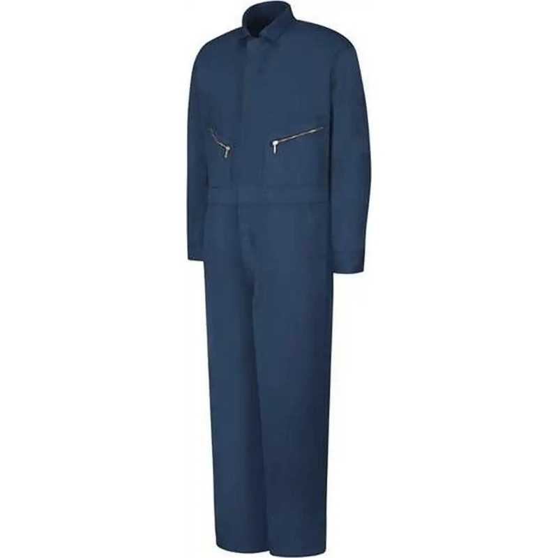 Red Kap CC18EXT Zip-Front Cotton Coverall Additional Sizes – Navy