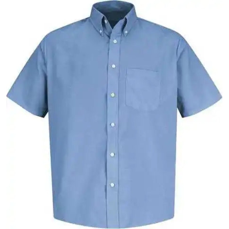 Red Kap SS46 Easy Care Short Sleeve Dress Shirt – Light Blue