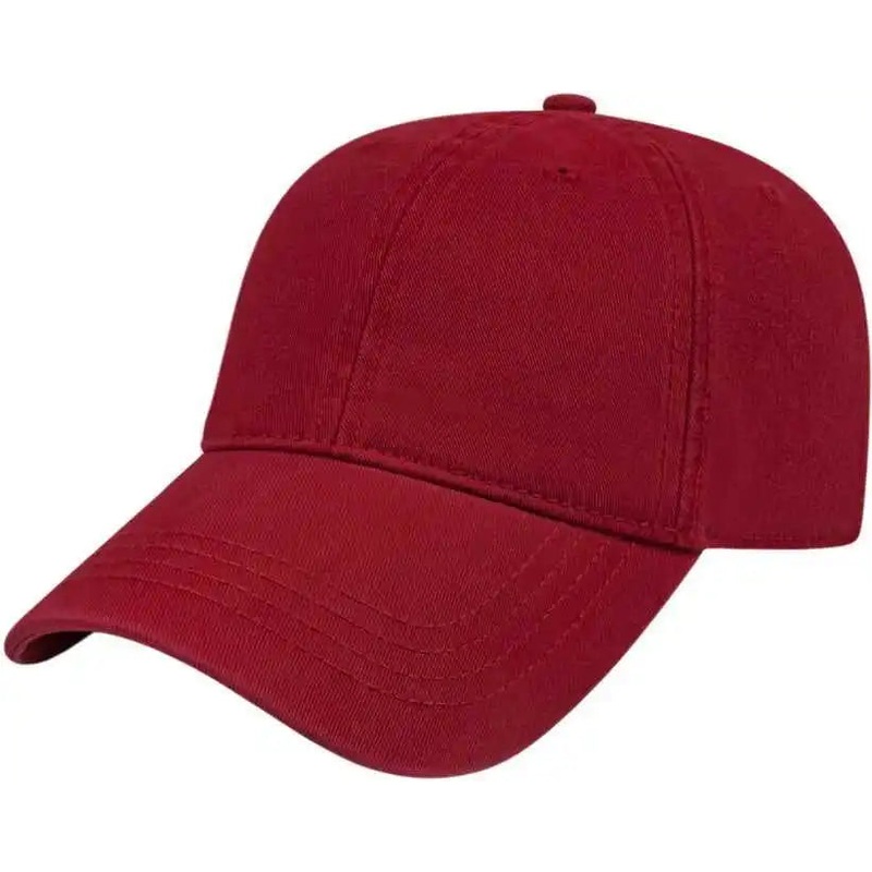 Cap America i1002 Relaxed Golf Dad Hat Cap – Wine