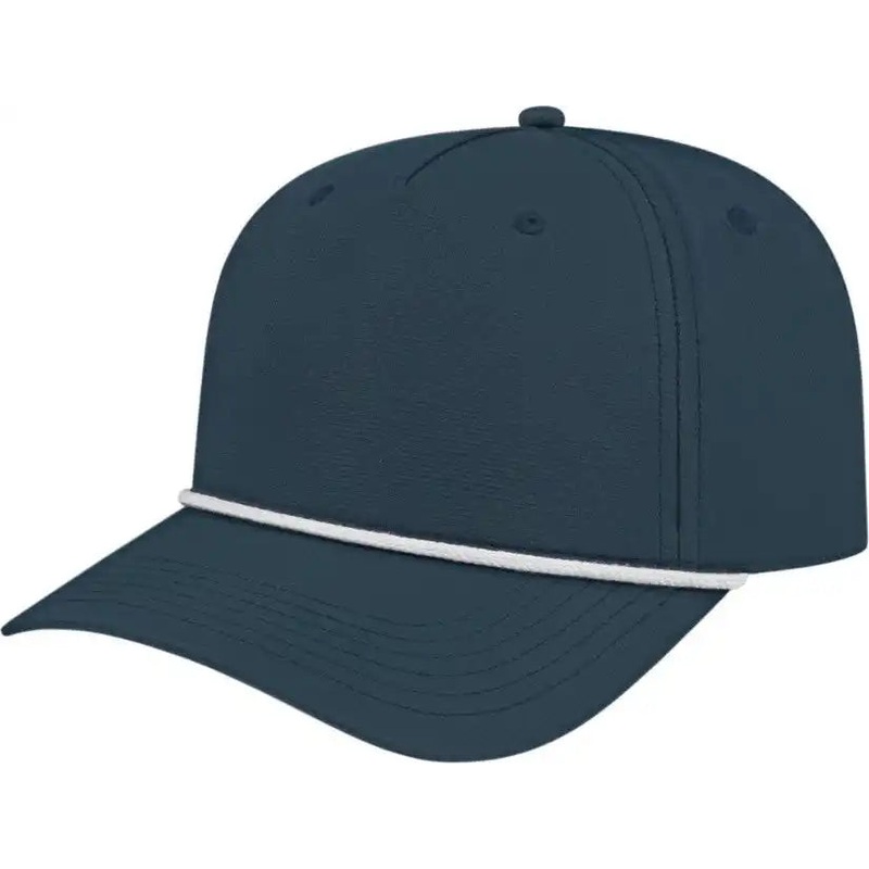 Cap America i7256 Athletic Rope Cap – Dark Blue White
