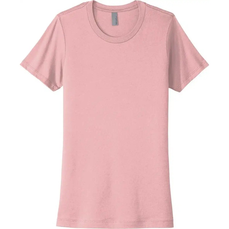 Next Level Apparel NL3900 Women’S Cotton Tee – Light Pink