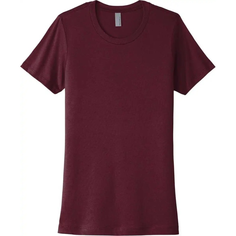 Next Level Apparel NL3900 Women’S Cotton Tee – Maroon