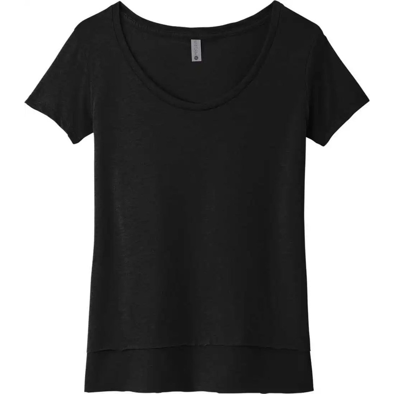 Next Level Apparel NL5030 Women’S Festival Scoop Neck Tee – Black