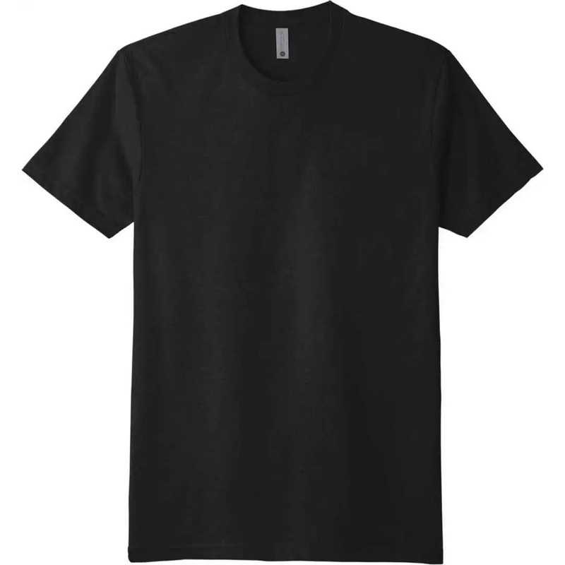 Next Level Apparel NL6410 Unisex Cvc Sueded Tee – Black