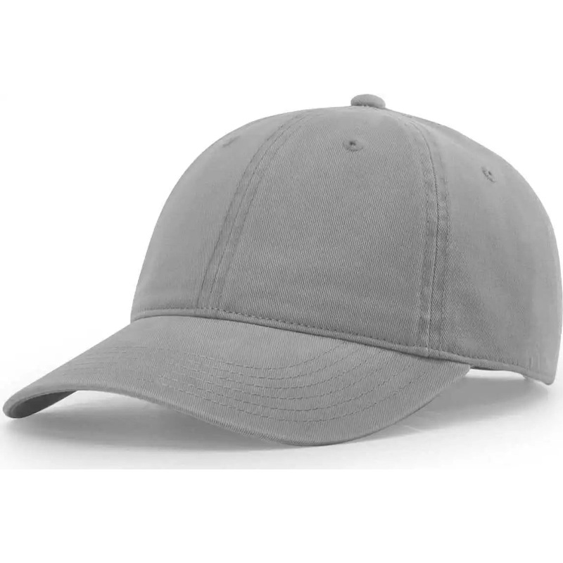 Richardson 326 Brushed Canvas Dad Caps – Grey
