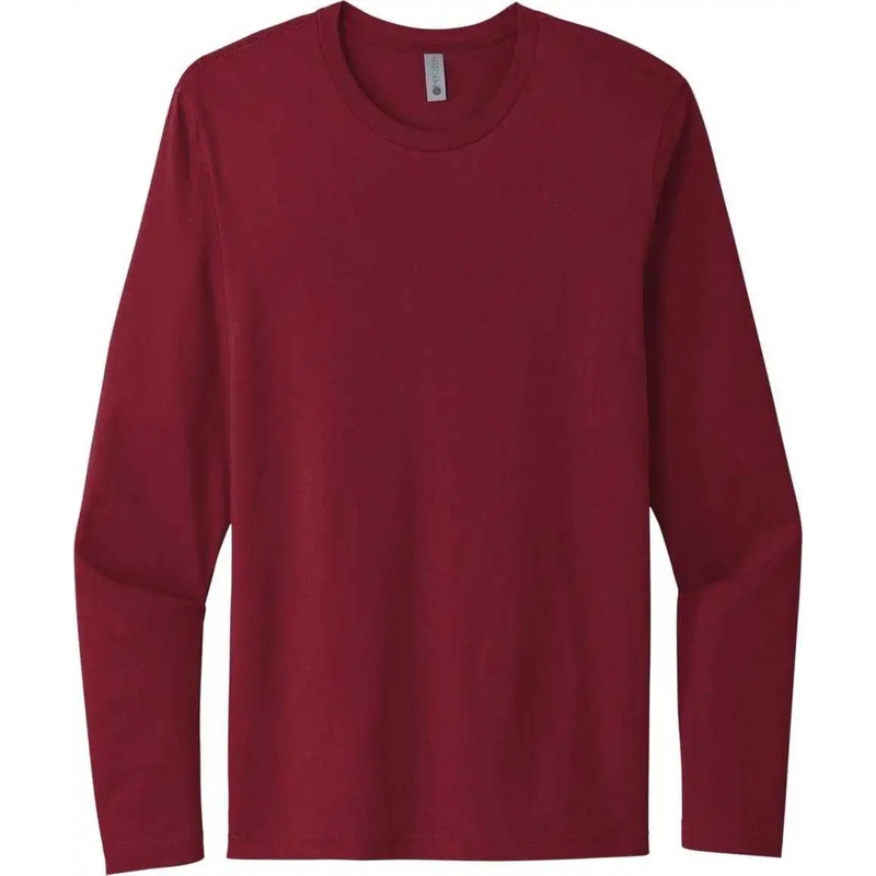 Next Level Apparel NL3601 Cotton Long Sleeve Tee – Cardinal