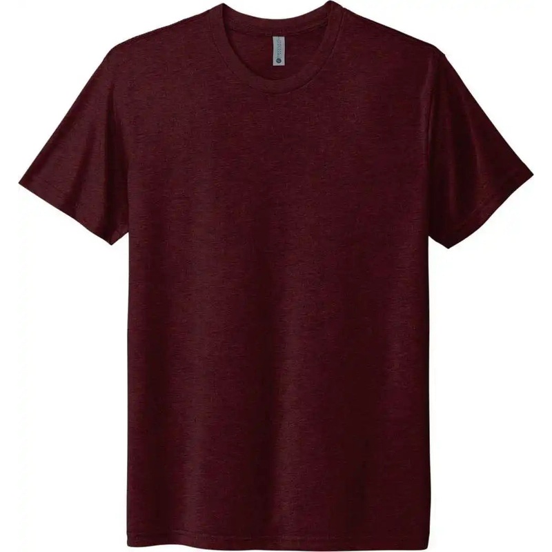Next Level Apparel NL6010 Unisex Tri-Blend Tee – Cardinal Black