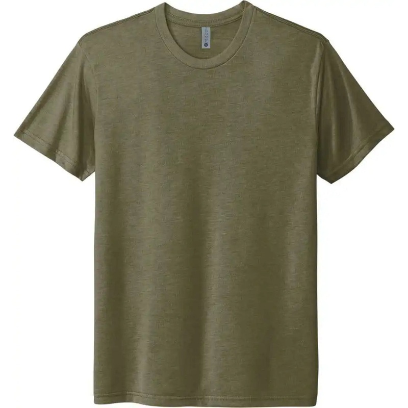 Next Level Apparel NL6010 Unisex Tri-Blend Tee – Military Green