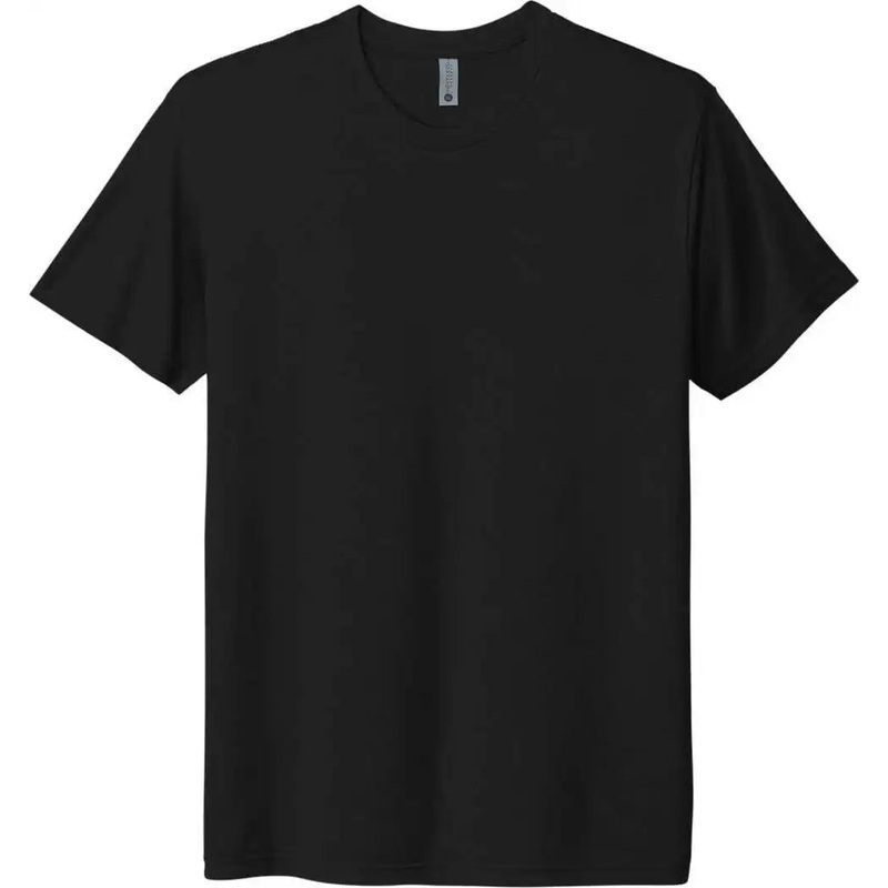 Next Level Apparel NL6010 Unisex Tri-Blend Tee – Solid Black