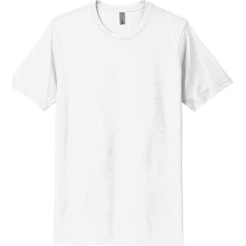 Next Level Apparel NL6200 Unisex Poly/Cotton Tee – White