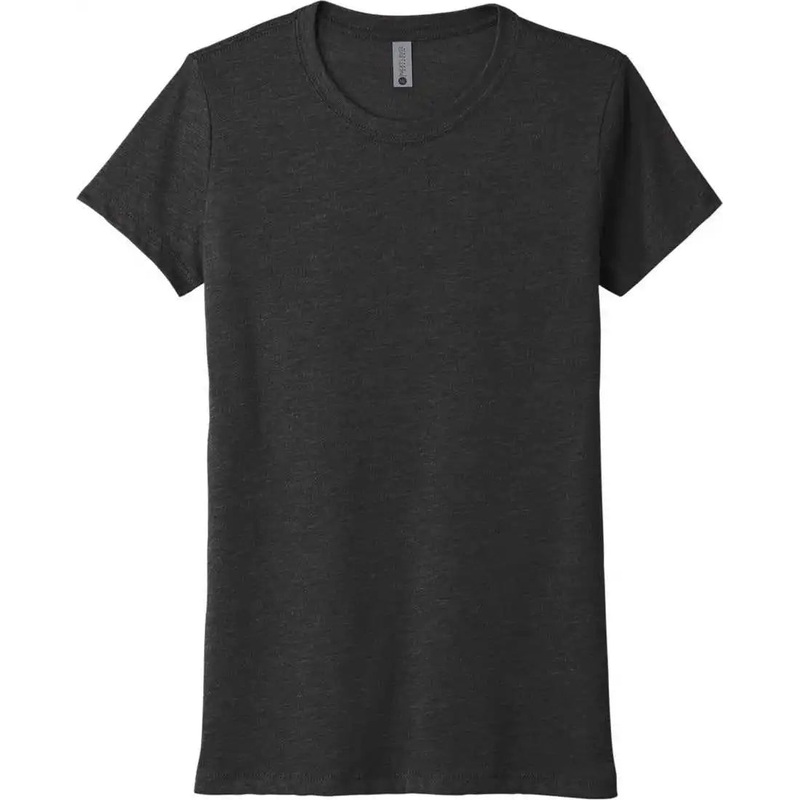 Next Level Apparel NL6710 Women’S Tri-Blend Tee – Vintage Black