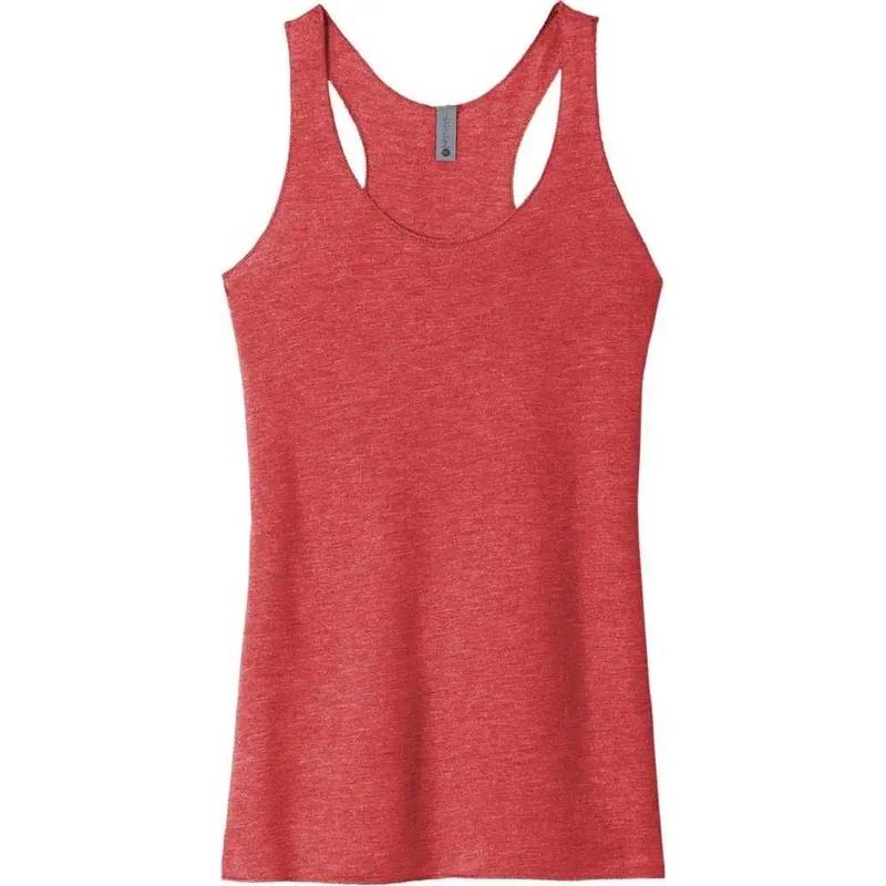 Next Level Apparel NL6733 Women’S Tri-Blend Racerback Tank – Vintage Red