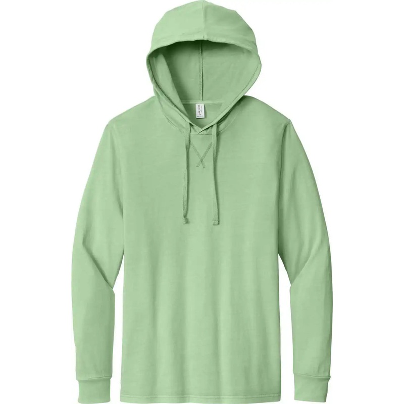 AllMade AL6305 Unisex Mineral Dye Organic Cotton Hoodie Tee – LichenGrn