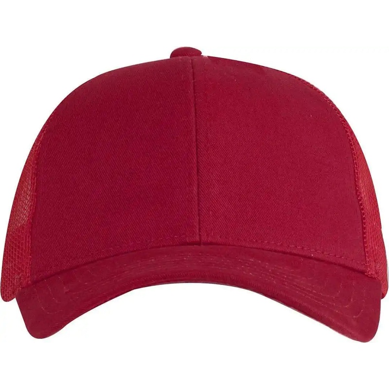 Big Accessories BX019Y Youth Structured Trucker Cap – RED