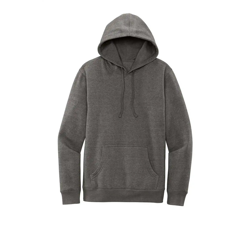 District DT6100 Vit Fleece Hoodie – Grey Frost