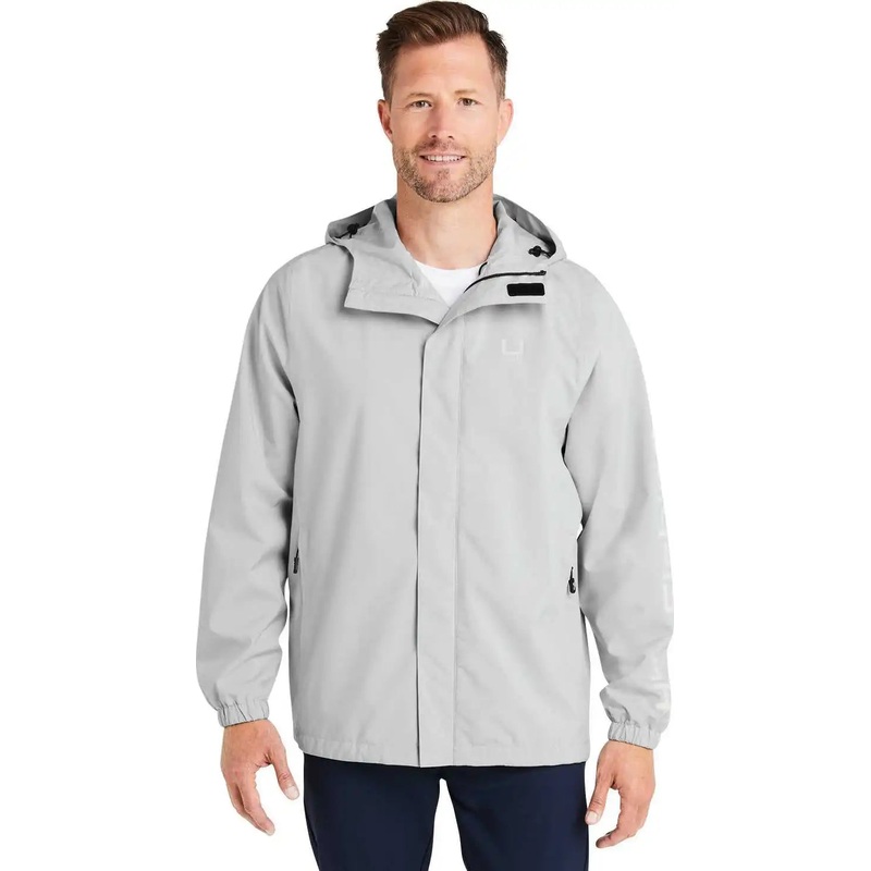 HUK H400159 Men’s Storm Rain Jacket – HARBOR MIST