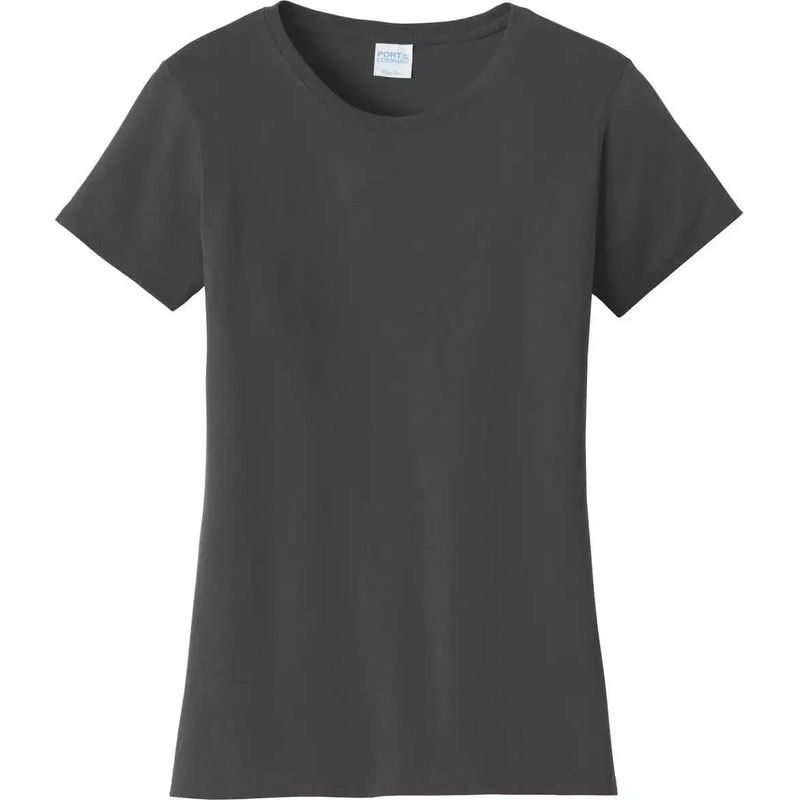 Port & Company LPC450 Women’S Fan Favorite Tee – Charcoal