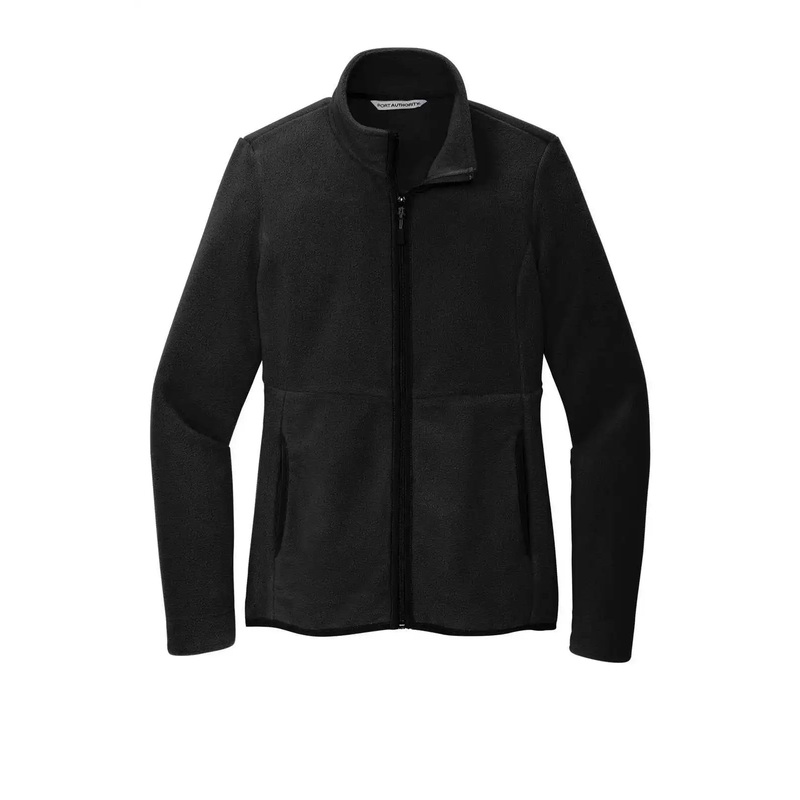 Port Authority L110 Women’S Connection Fleece Jacket – Deep Black