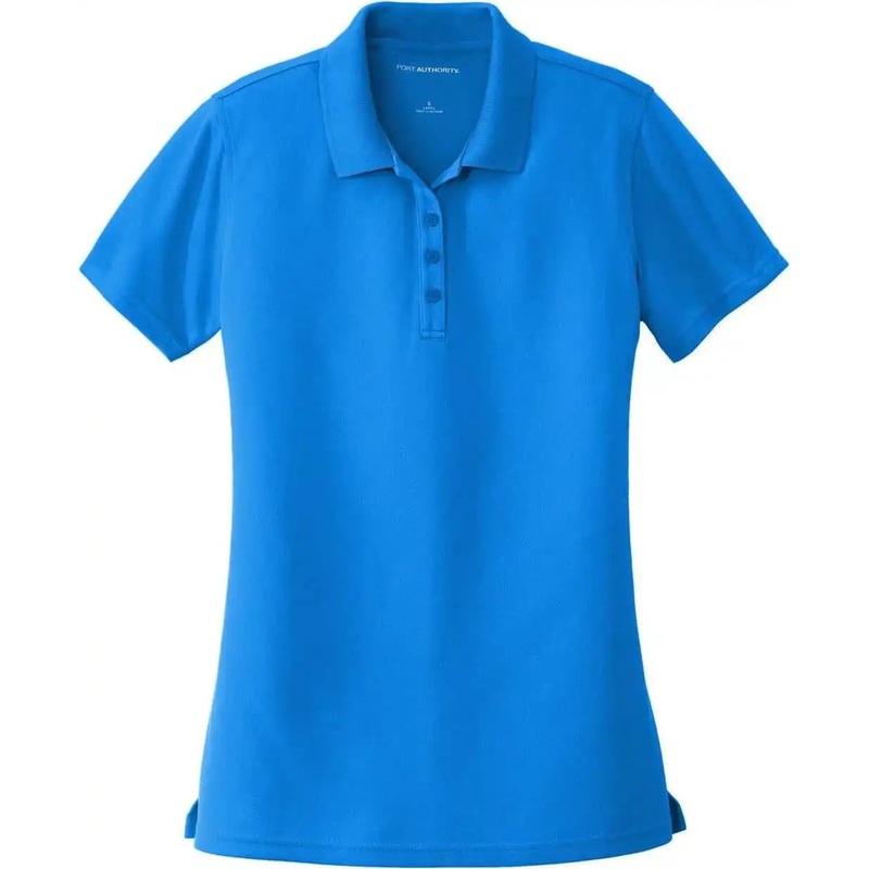 Port Authority LK110 Women’S Dry Zone Uv Micro-Mesh Polo – Coastal Blue