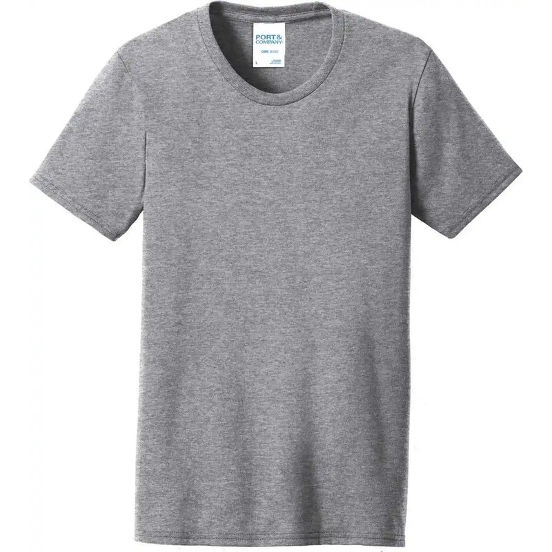 Port & Company LPC55 Women’S Core Blend Tee – Athletic Heather
