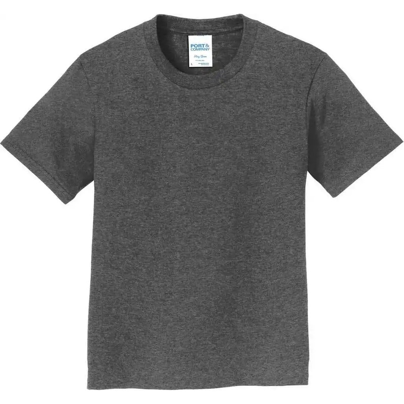 Port & Company PC450Y Youth Fan Favorite Tee – Dark Heather Grey