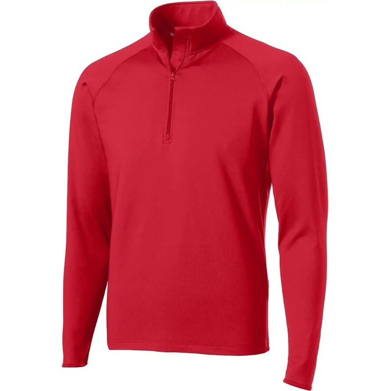 Sport-Tek ST850 Sport-Wick Stretch 1/4-Zip Pullover – True Red