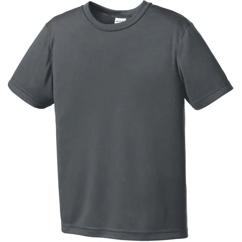 Sport-Tek YST350 Youth Posicharge Competitor Tee – Iron Grey