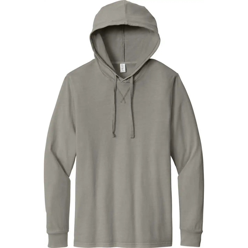 AllMade AL6305 Unisex Mineral Dye Organic Cotton Hoodie Tee – DrftwdGrey