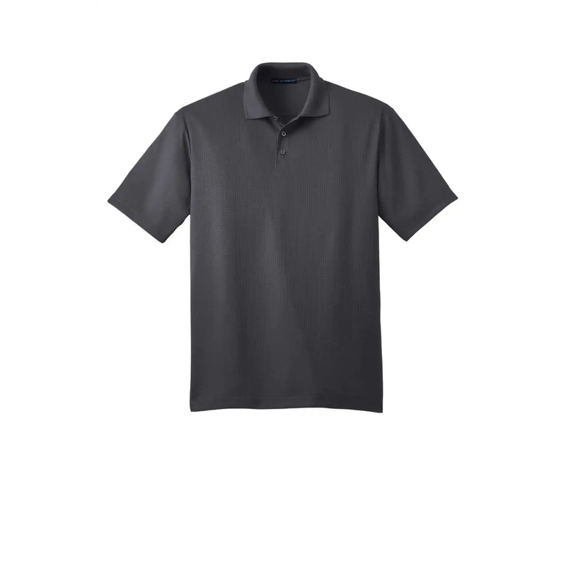 Port Authority K528 Performance Fine Jacquard Polo – Grey Smoke