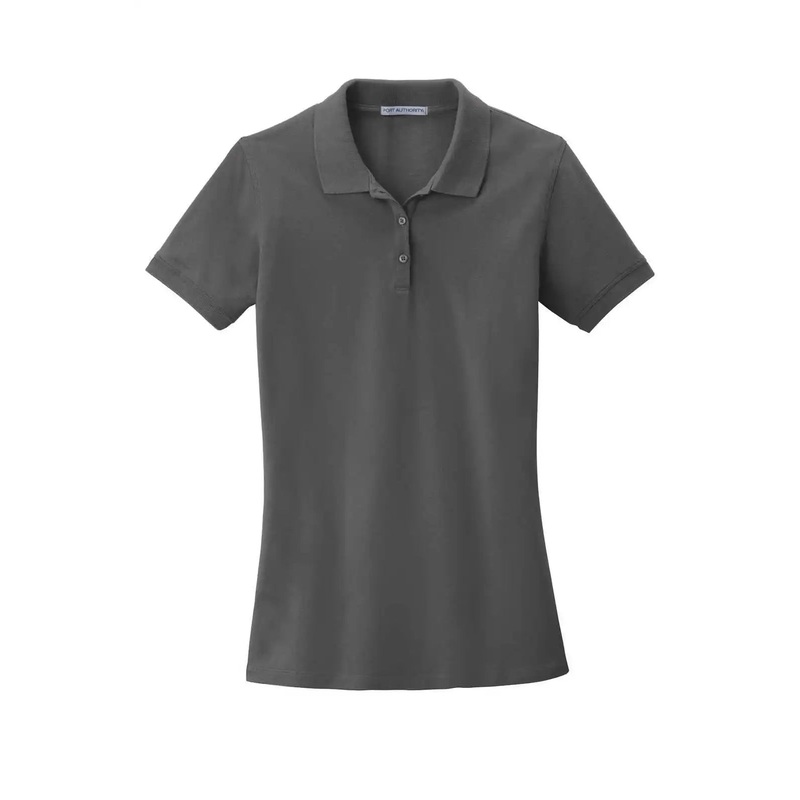 Port Authority LK8000 Women’S Ezcotton Polo – Sterling Grey
