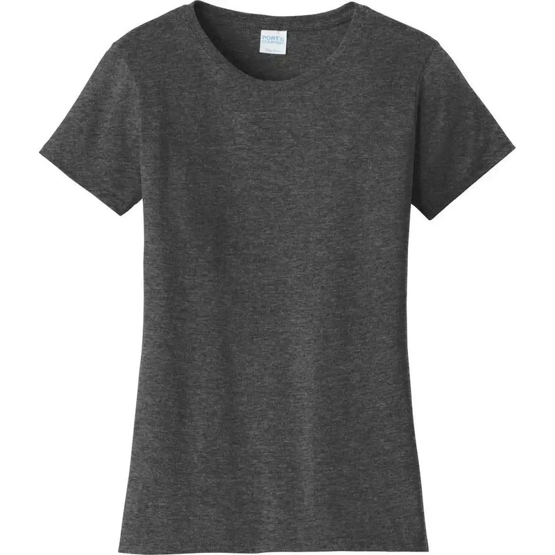 Port & Company LPC450 Women’S Fan Favorite Tee – Dark Heather Grey