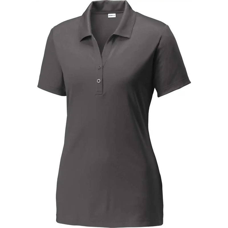 Sport-Tek LST550 Women’S Posicharge Competitor Polo – Iron Grey