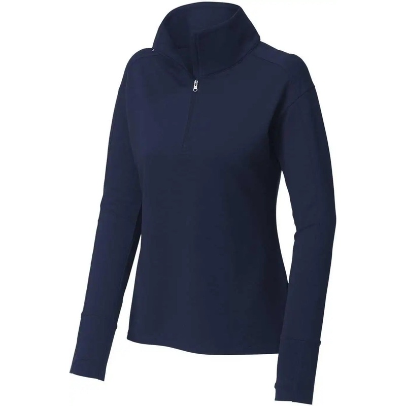 Sport-Tek LST561 Women’S Sport-Wick Flex Fleece 1/4-Zip – True Navy