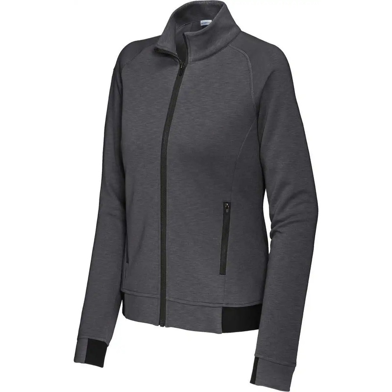 Sport-Tek LST570 Women’S Posicharge Strive Full-Zip – Graphite