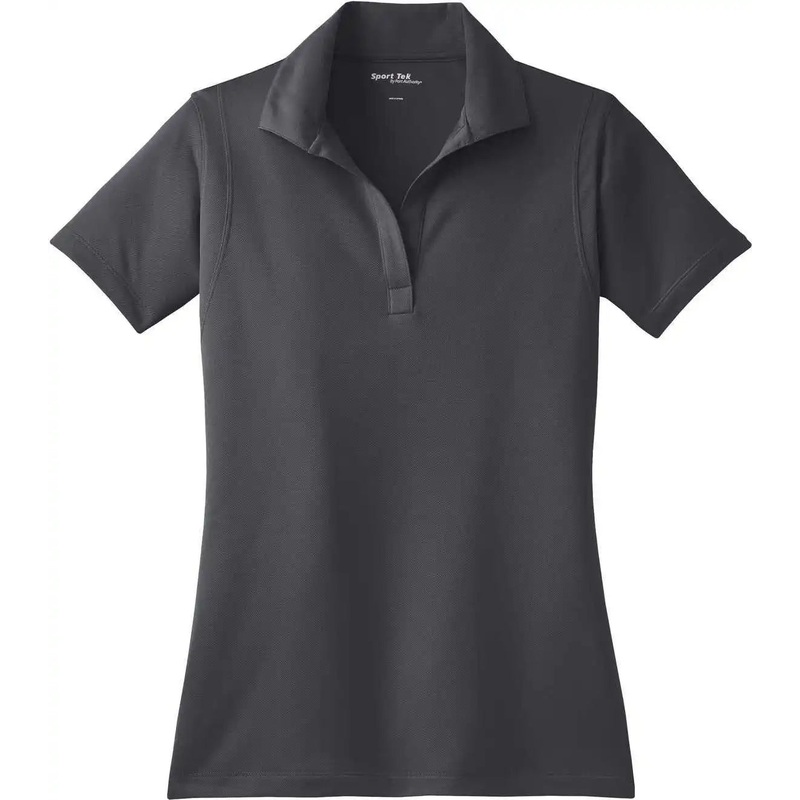 Sport-Tek LST650 Women’S Micropique Sport-Wick Polo – Iron Grey