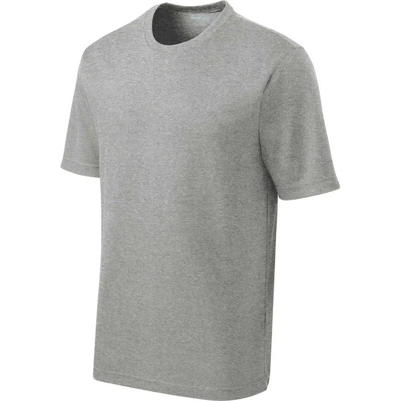 Sport-Tek ST340 Posicharge Racermesh Tee – Grey Heather