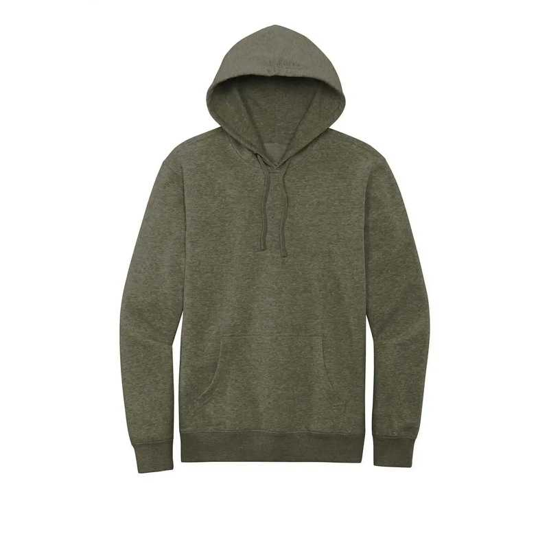 District DT6100 Vit Fleece Hoodie – Heathered Olive