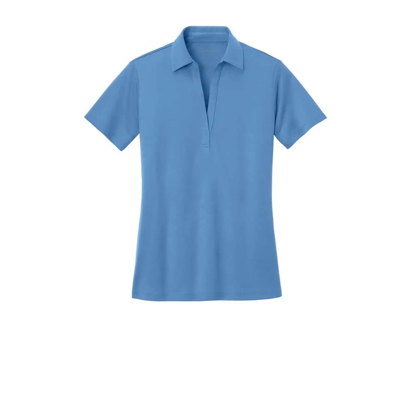 Port Authority L540 Women’S Silk Touch Performance Polo – Carolina Blue