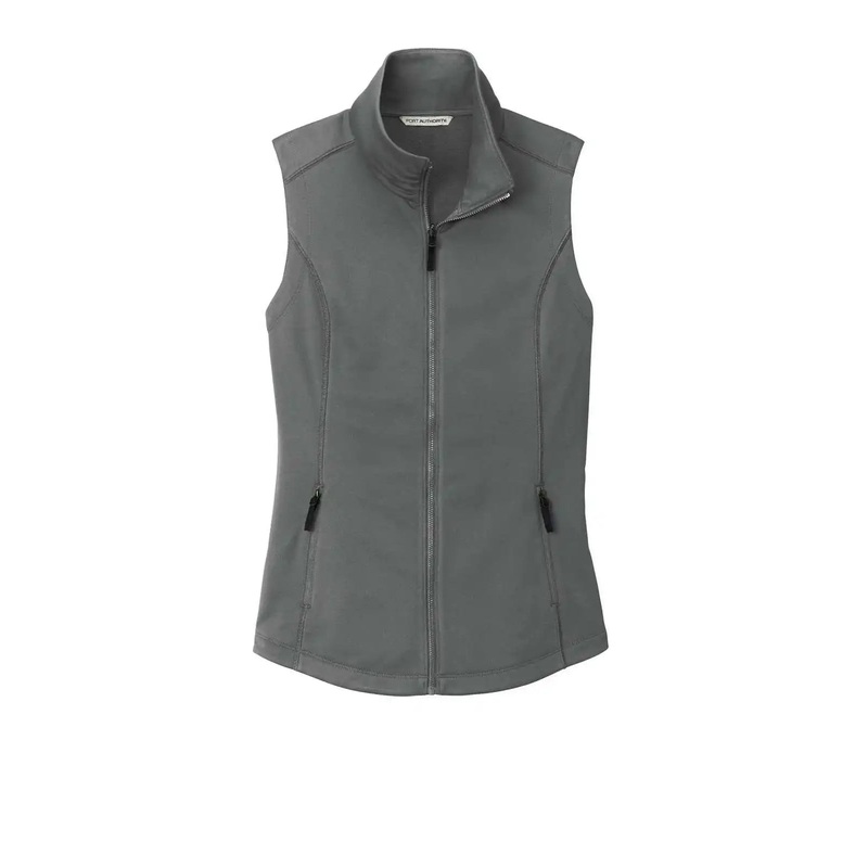 Port Authority L906 Women’S Collective Smooth Fleece Vest – Graphite